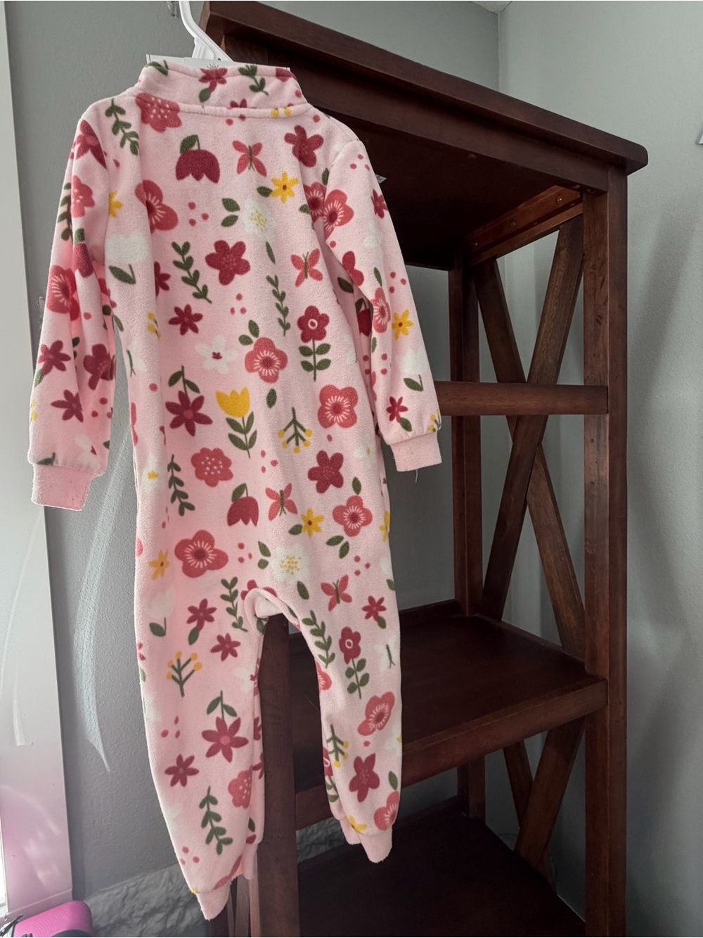 Carter's Pink Fleece One-Piece Pajamas brand new
size 24 months - Picture 3 of 5